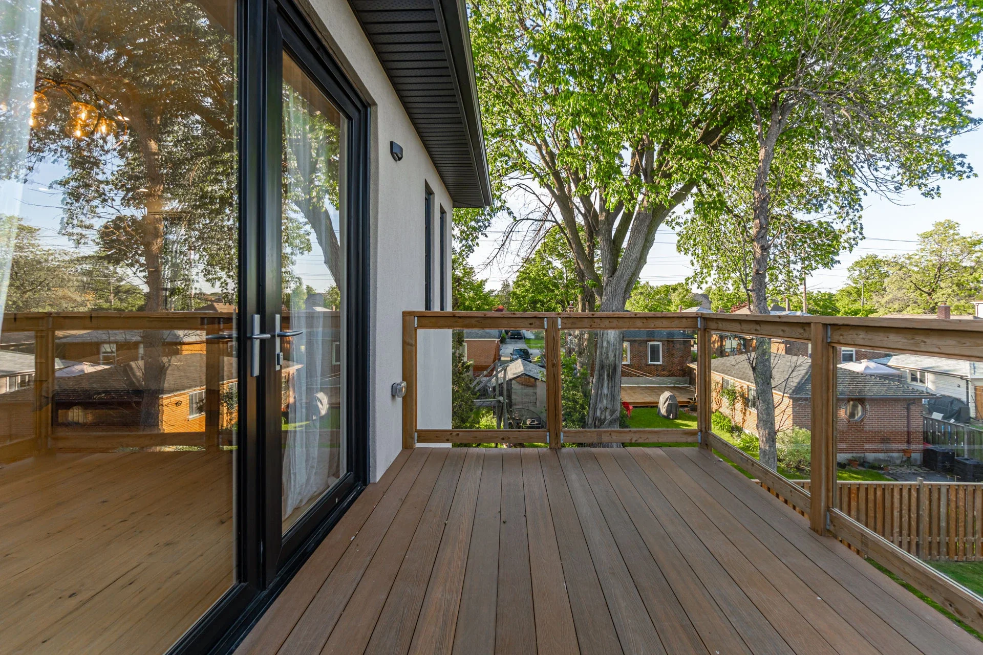 Upper Deck Glass Railing