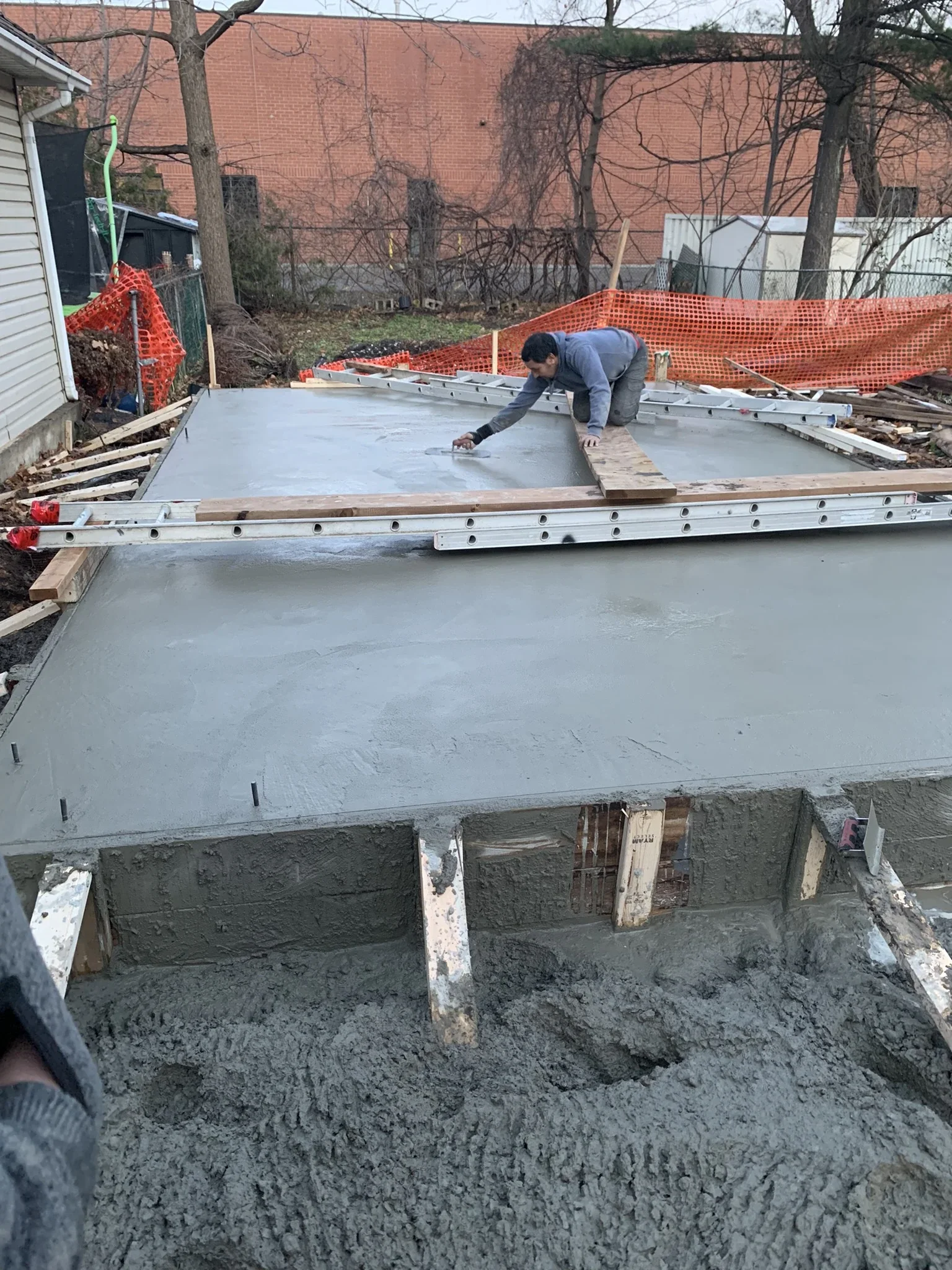 Grey Vinyl Garage — photo